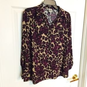 Anne Klein Ladies Front Button Top